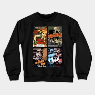 Vintage Horror Movies Collection #1 Crewneck Sweatshirt